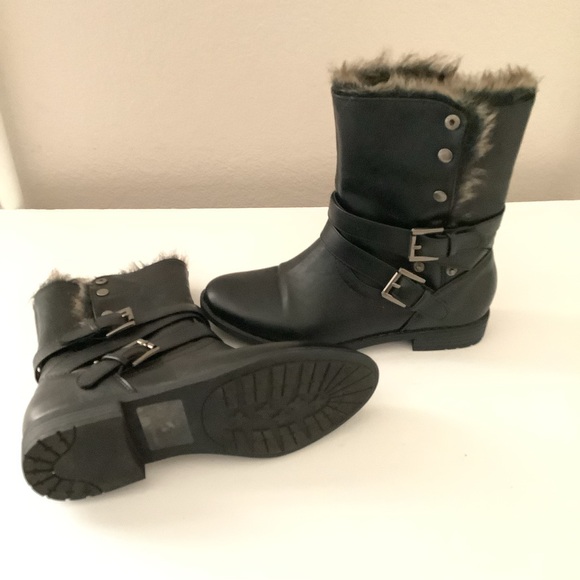 Thor Black leather Women's  warm Boots . - Picture 3 of 4